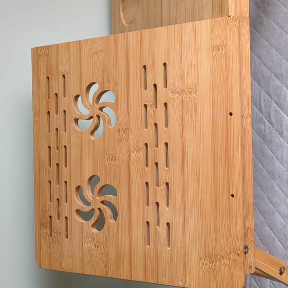Bamboo Portable / Foldable Laptop Table / Desk - Picture 9 of 11